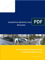 Marko Quiroga Diagnóstico Metropolitano de Movilidad. Hacia Una Política de Transporte en Cochabamba.