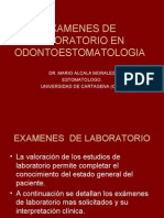 Examenes de Laboratorio.