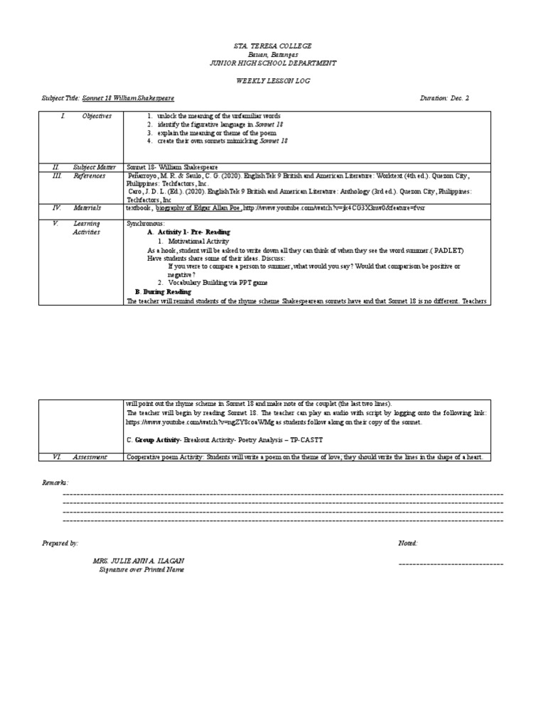 Analyzing Shakespeare's 18 An Exploration of Theme, Figurative