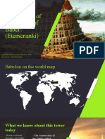 The History of The Tower of Babel (Etemenanki) : Created by Alexander Richter and Alexander Stanislavskii