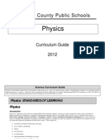 Roanoke County Public Schools Physics Curriculum Guide