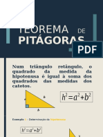 Teorema de Pitágoras e Exercícios