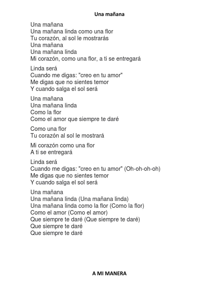 Letras de Baladas Románticas en Español | PDF | Amor