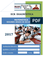376551306 Prueba Ecr Diagnostica Matematica 2do Secundaria