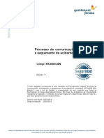 Processo de Comunicação de Acidentes e Incidentes