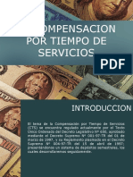 La Compensacion Por Tiempo de Servicios