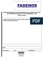 07_Auxiliar de Servicos Gerais (Agente de Apoio Administrativo A - Emp. Pub. da area Educac.)