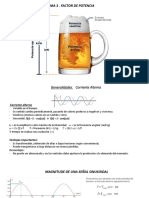 Tema 3. Apuntes Factor de Potencia