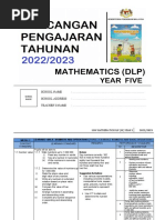 RPT Math DLP Year 5 2022-2023 by Rozayus Academy