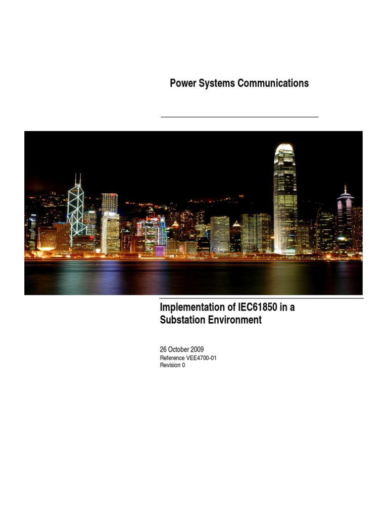 Power Substation Automation & Communication - IEC 61850 | PDF ...