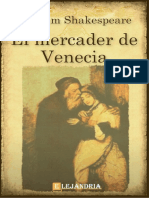El Mercader de Venecia-Shakespeare William