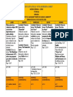 Agenda Semanal Bachillerato