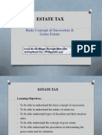 Basic Concept of Succession and Estate Tax