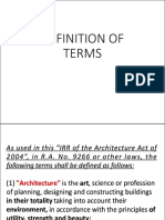 Definition of Terms