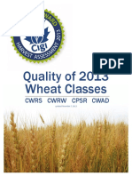 Quality of 2013 Wheat Classes: Forwar