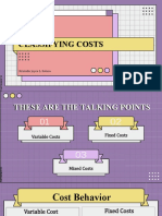 Classifying Costs: Kristelle Joyce L. Sotero