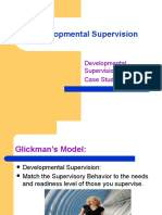 Developmental Supervision Model Case Studies
