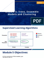 ML5 Trees and Clustering