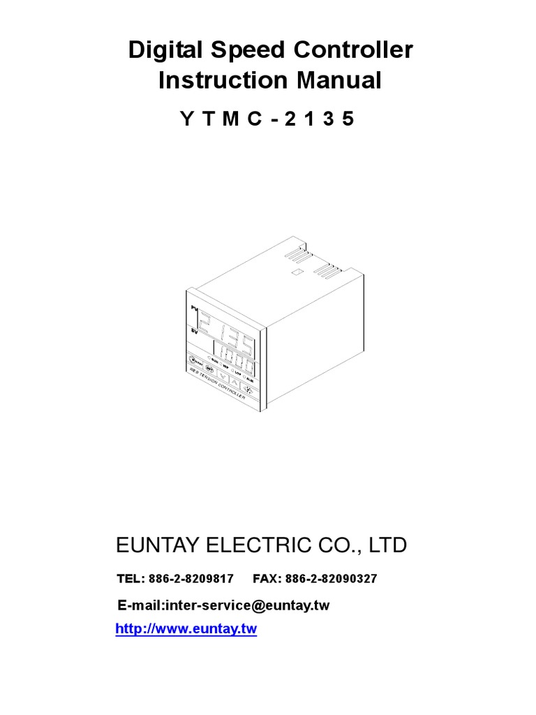 Digital Speed Controller Manual | PDF | Electrical Engineering ...