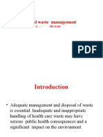 Hospital Waste Management: Module - 2 . MK Kaul