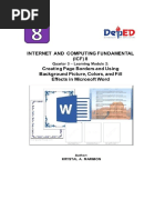 ICF 8 THIRD GRADING Module 2