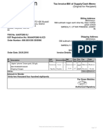 Tax Invoice/Bill of Supply/Cash Memo: (Original For Recipient)