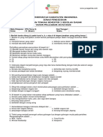 Soal Tematik Kelas 6 Tema 6 Mapel IPS