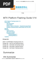 MTK Platform Flashing Guide V14: Info Summarize