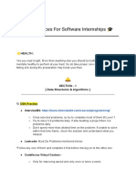 Resources For Software Internships