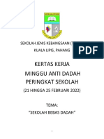 Kertas Kerja Minggu Anti Dadah 2022