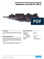 Hydraulic Rock Drill HL 300 S Hydraulic Rock Drill HL 300 S Hydraulic Rock Drill HL 300 S Hydraulic Rock Drill HL 300 S