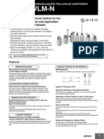 WL-N/WLM-N: Select The Best Two-Circuit Switch For The Operating Environment and Application From A Wide Range of Models