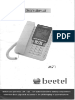 Beetel M71 A User Manual