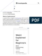 Web3 Explained For Beginners: Cryptocurrency
