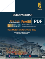 Buku Panduan Duta Muda Sumatera Utara 2022