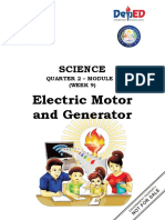Science10 Q2 Module6 Week9 Electric Motor and Generator WS