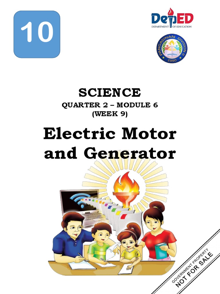 Science10 Q2 Module6 Week9 Electric Motor and Generator WS PDF