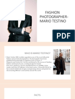 Fashion Photographer - Mario Testino