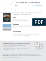 Improved Fire - and Smoke Resistant Materials For Commercial Aircraft Interiors