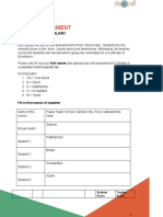 Final - Self Assessment-Saving Energy at School