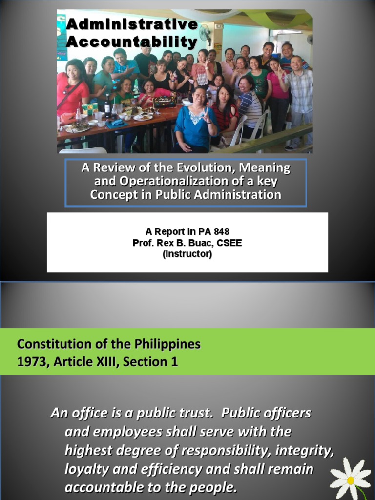 Evolution of Accountability in Public Admin | PDF | Accountability ...