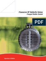Flowserve RF Butterfly Valves: Flanged Rubber Seated