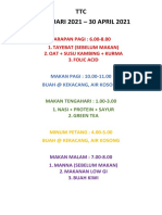 TTC 1 Februari 2021 - 30 April 2021