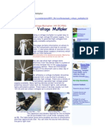 Build High Voltage DC From Homemade Voltage Multiplier