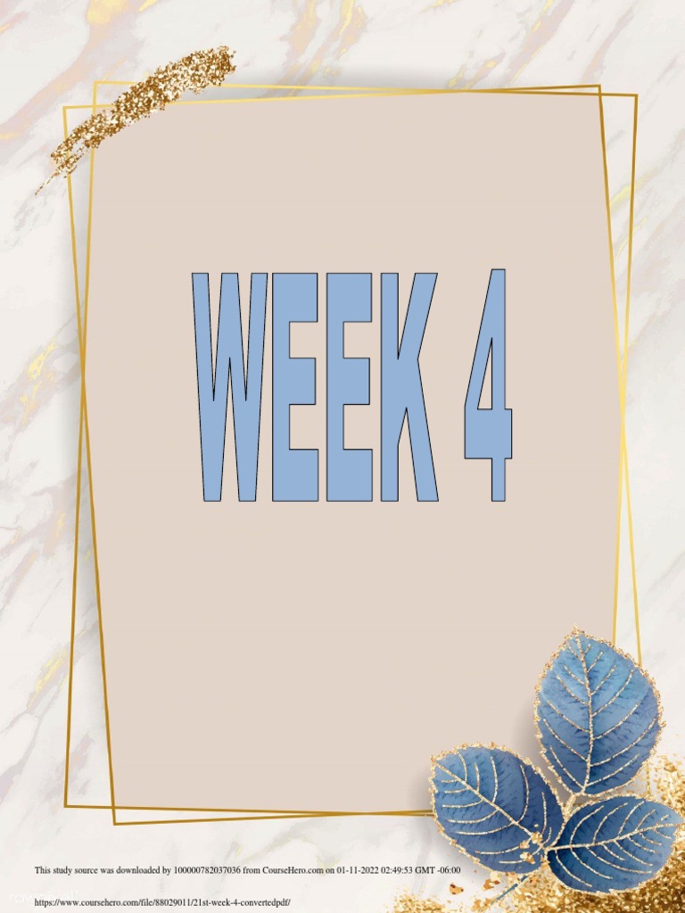 21st Week 4 PDF | PDF | Narrative