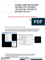 Discretizarea Folosind Un Sistem de Referință Local
