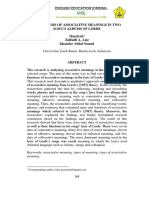 An Analysis of Associative Meanings in Two Song'S Albums of Lorde Masriyah Zulfadli A. Aziz Iskandar Abdul Samad