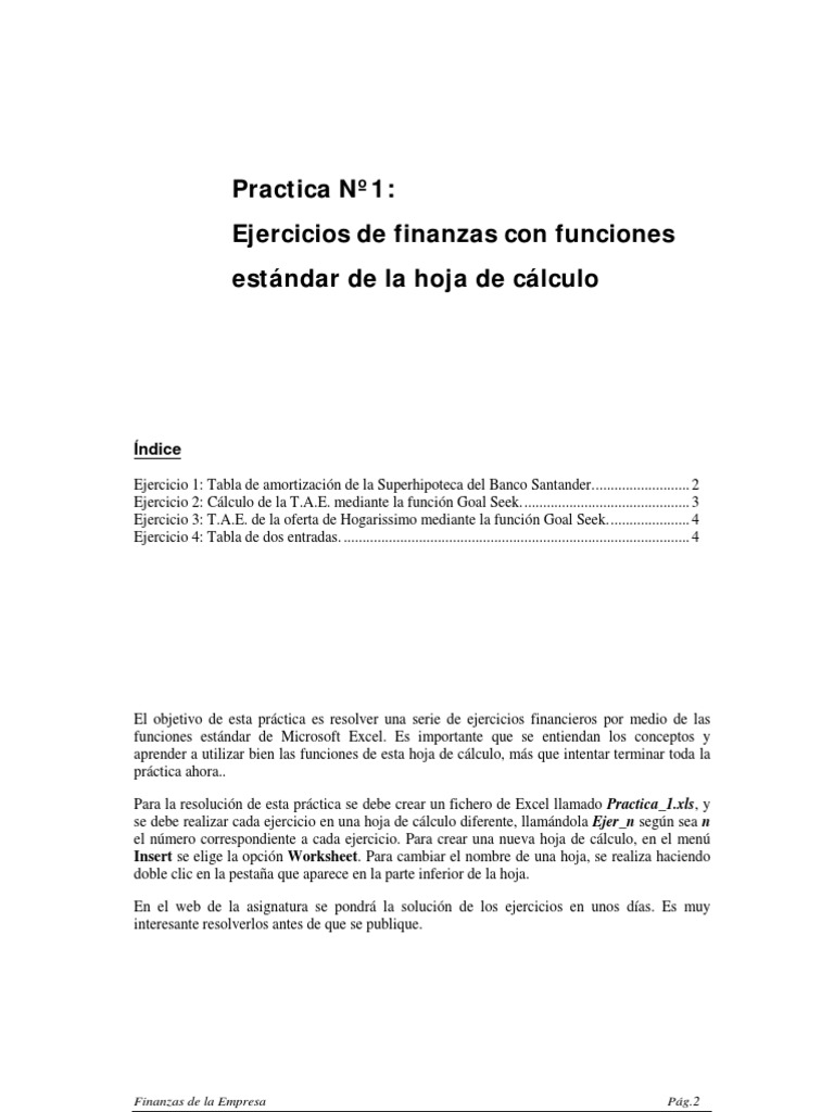 Ejercicios de Finanzas AB | PDF | Negocios | Finanzas y dinero