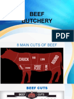 Beef Butchery