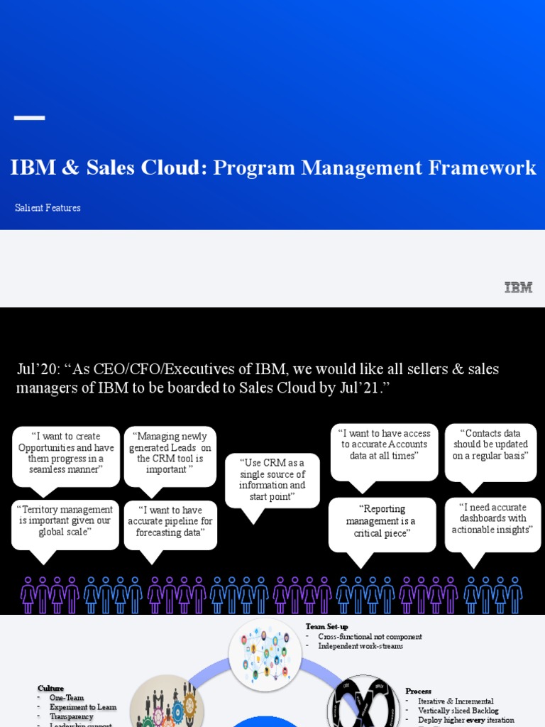 Program Management Framework - Key Features | PDF | Scrum (Software ...